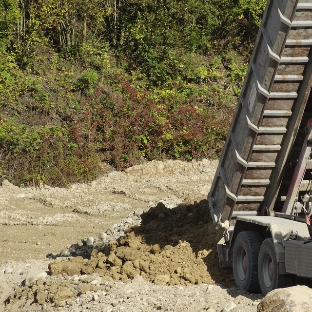 dump truck construction